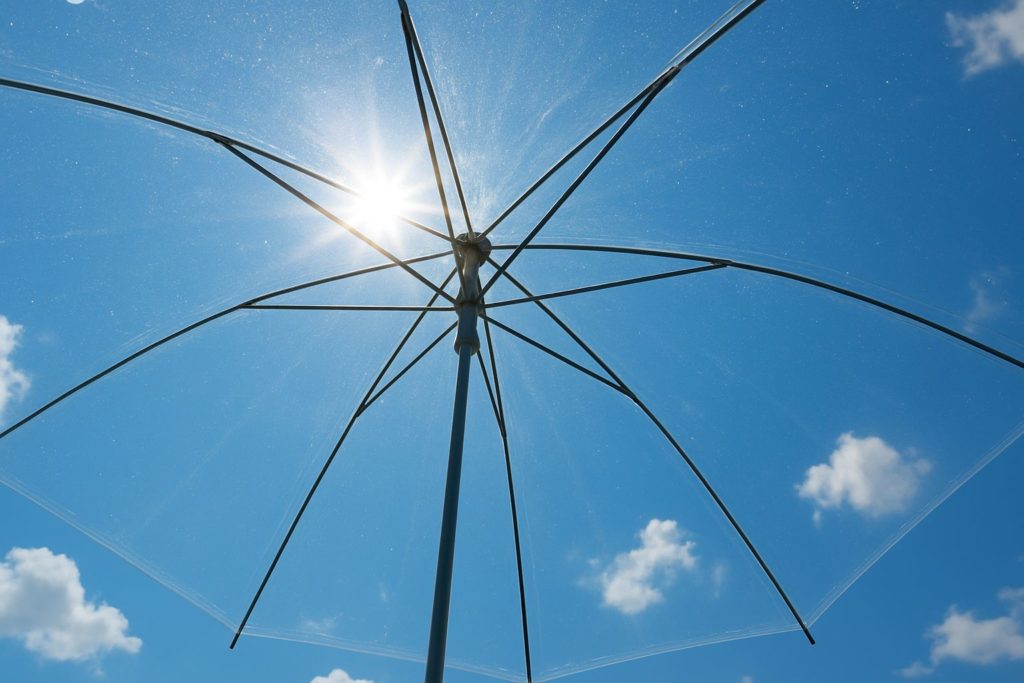 Parasol transparent